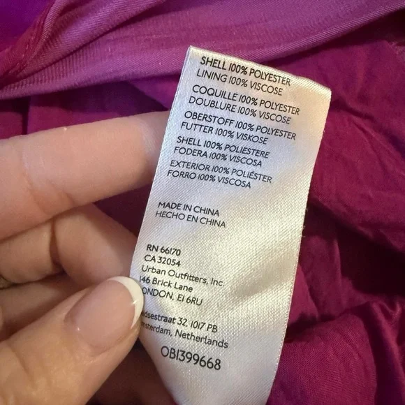 Maeve Fuchsia High-Low Skirt - Picture 4 of 4